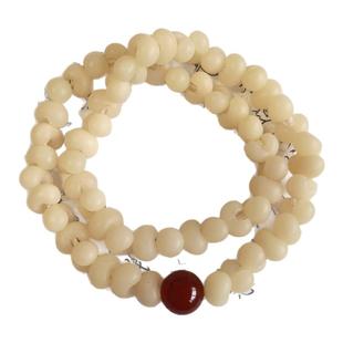 天然棕榈树籽手串金佛草手链念珠菩提子小元宝清新礼物已扣心