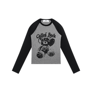 【Current 系列】Called Back长袖T恤女2025秋冬新款显瘦百搭上衣