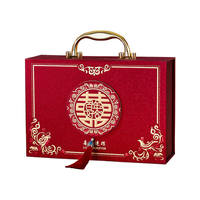 订婚礼金箱彩礼钱盒子10万20万