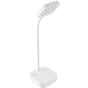 公牛台灯插座一体多功能床头小夜灯学生宿舍读书护眼插电式USB灯