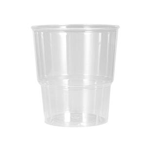 一次性水杯加厚硬质塑料航空杯白酒杯宴席啤酒杯水晶饮品杯食品级