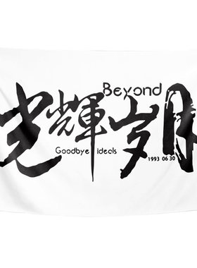 Beyond乐队应援周边写真布毯
