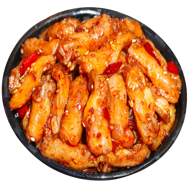 冷吃鸡脚筋,脆香麻辣,开胃解馋好