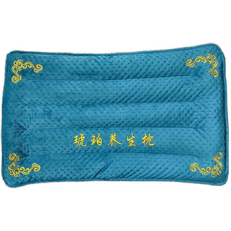 琥珀枕头天然蜜蜡养生枕成人家用