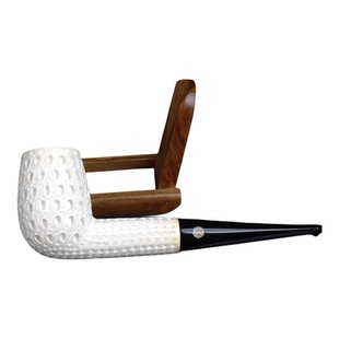 土耳其进口海泡石烟斗海泡石原石手工刻花撞球直斗奥迪内ALTINAY