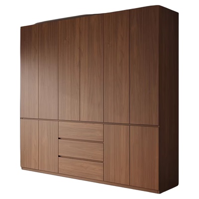 星华罗一门到顶实木生态板衣柜