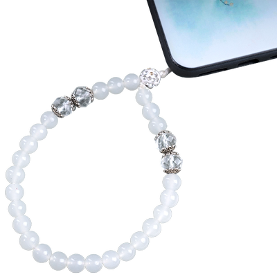 手机链挂脖挂绳水晶链纯手工