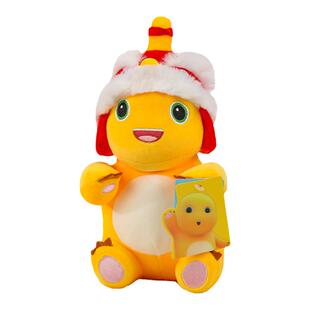可爱黄色小奶龙公仔毛绒玩具布娃娃玩偶恐龙安抚抱枕女生睡觉床上