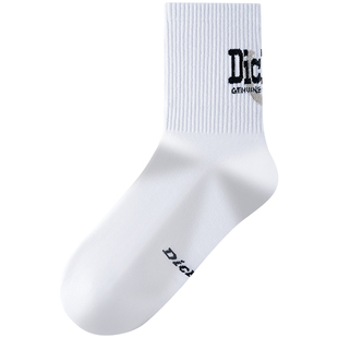 Dickies抗菌防臭运动舒适袜子中筒透气吸汗学生青少年男女同款