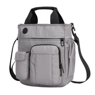 男士单肩包斜挎包休闲多功能包单肩潮牛津布包男手提帆布挎包运动