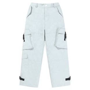 BJHG不计后果滑雪裤工装羽绒裤男士新款秋冬季户外保暖羽绒冲锋裤