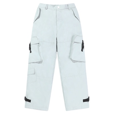 BJHG白鸭绒工装梭织羽绒裤