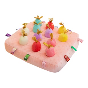 仿真种地拔萝卜毛绒玩具耐咬磨牙宠物小狗狗启蒙儿童宝宝益智玩偶