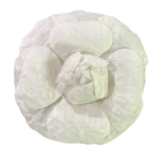 Jennie金珍妮同款类似山茶花发饰蝴蝶结真丝布定型花织带发夹款