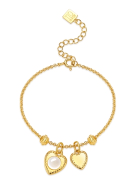 吾往可调节时尚爱心手链