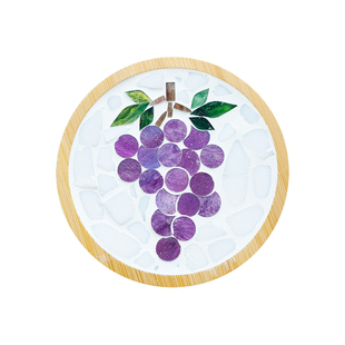 水果类diy马赛克杯垫 手工课自制材料包文创美术活动拼贴艺术创意