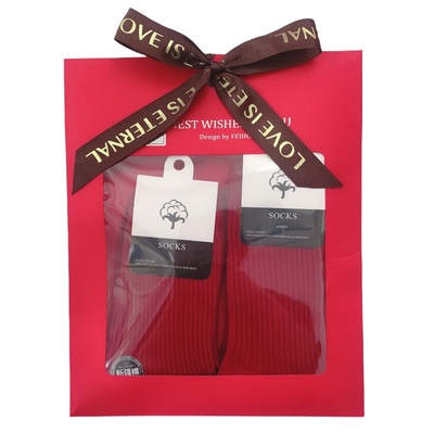 红袜子礼袋装女袜男袜本命年新年