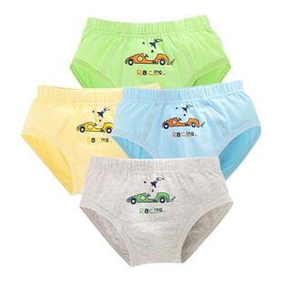 夏季薄款a类纯棉男童内裤三角男生儿童内裤3 2岁小中大童不夹屁屁