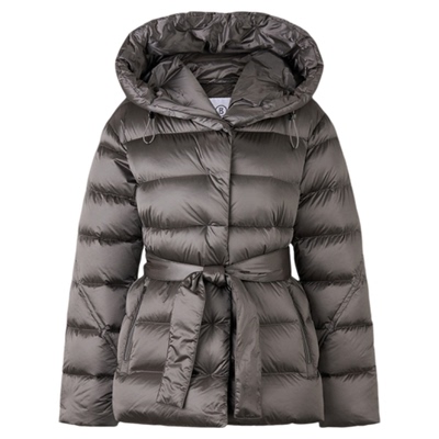 【格雷系】BOGNER博格纳 25秋冬新品女士连帽亮面保暖收腰羽绒服