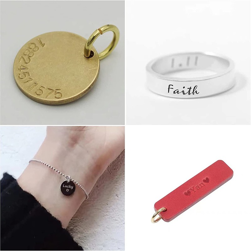 3毫米13件套小新一家钢印银饰diy金银首饰戒指手敲手工錾刻刀錾子