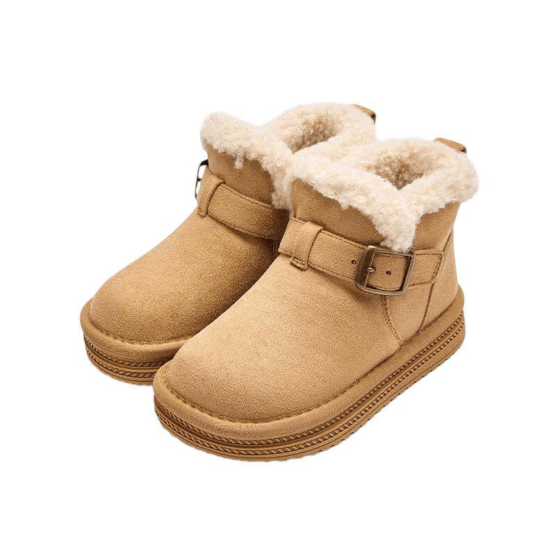 巴拉巴拉儿童雪地靴小童加绒短靴