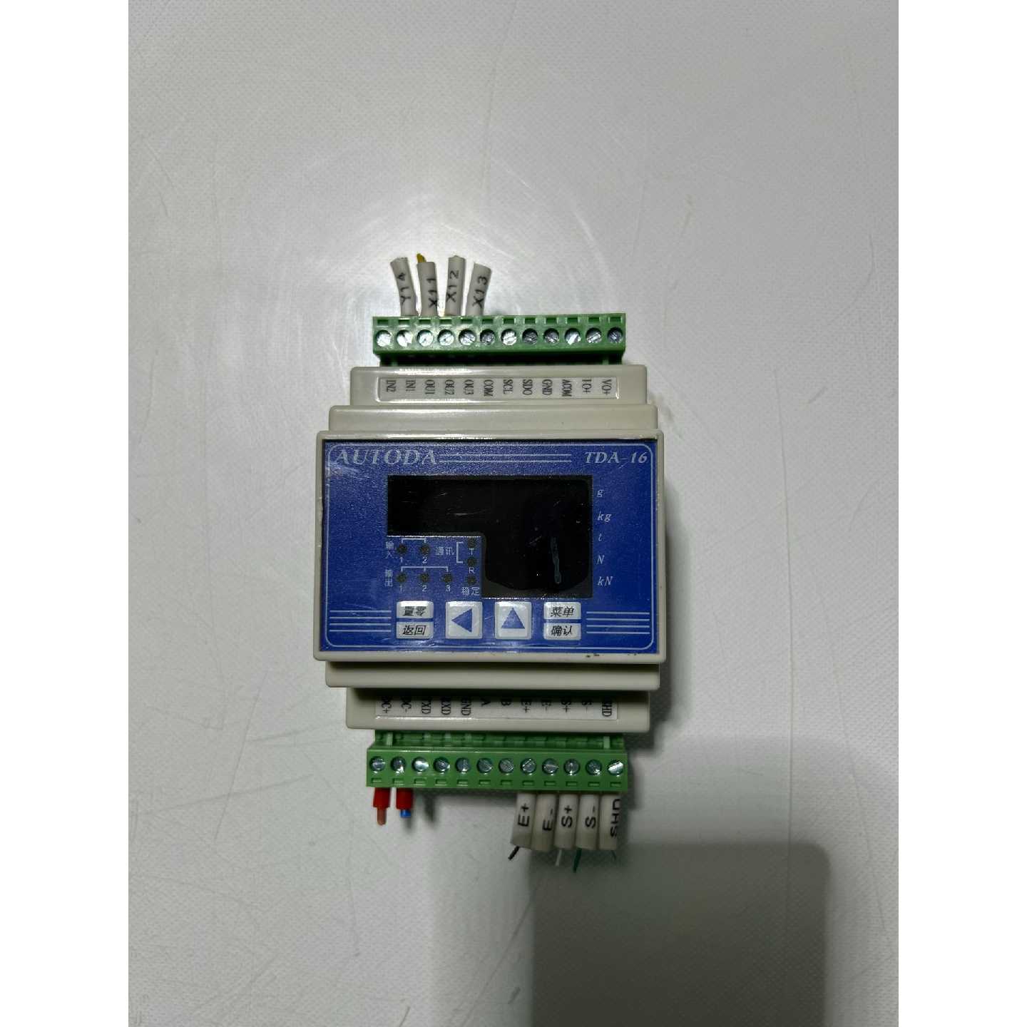 欧路达TDA-16导轨式称重数字变送器，老款重量仪表，晶体管议价