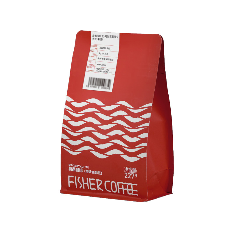 FISHERCOFFEE埃塞俄比亚耶加雪菲水洗沃卡中度烘焙精品手冲咖啡豆