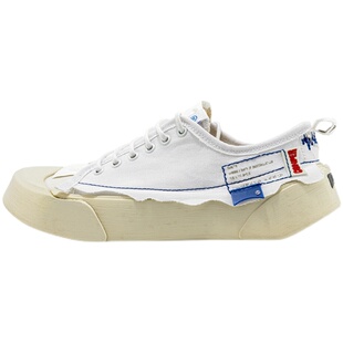 @森果果 解构饼干帆布鞋男ins超火小白鞋冬季厚底小众鞋子男潮鞋