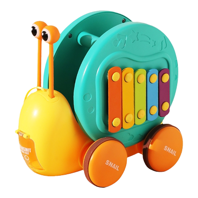 儿童牵绳蜗牛拉绳玩具宝宝拉着走