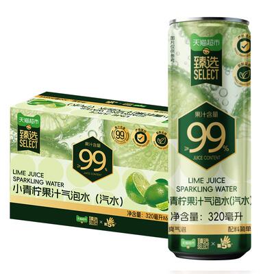 臻选小青柠果汁气泡水320ml*24罐