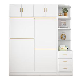 衣柜卧室家用出租房屋用推拉门小户型衣橱2026网红大衣柜简易柜子