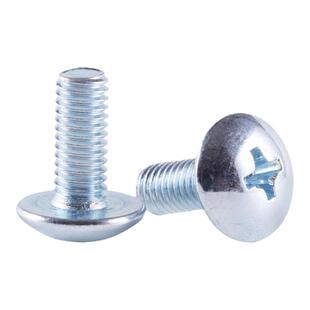 金锡丰镀锌大扁头十字机螺钉蘑菇头圆头伞头大帽螺栓螺丝M3M4M5M6