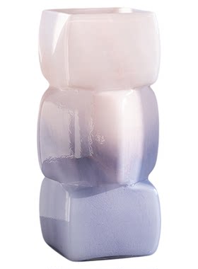 法式高级感中古艺术花瓶琉璃摆件