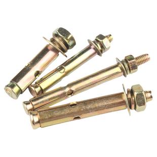 铁彩锌膨胀螺丝外膨胀螺栓膨胀管加长爆炸螺丝钉M6M8M10M12M14M16