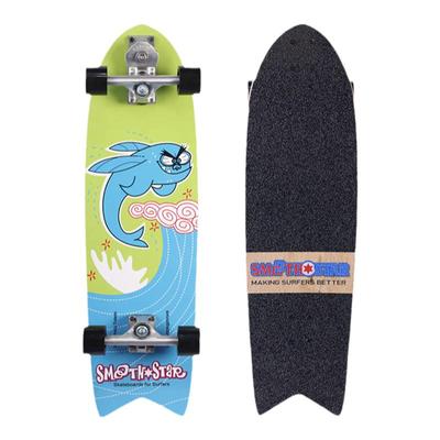 双十一 限时捡漏  smoothstar大飞鱼系列陆地冲浪滑板专业滑板
