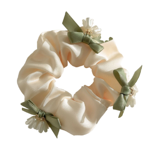 铃兰花头绳发圈夏季女生扎发马尾高弹力耐用网红发绳皮套皮筋头饰