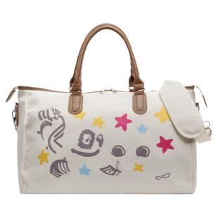 大容量帆布包2025新款女秋冬短途旅行包斜挎健身包干湿分离行李包