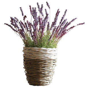 掬涵薰衣草田超仿真花卉植物普罗旺斯紫色欧式出口花束