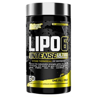 新款NUTREX LIPO-6炽天使黄魔能源脂肪杀手60粒控制食欲提高代谢
