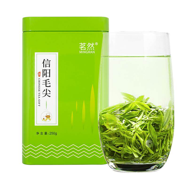 信阳毛尖绿茶嫩芽罐装