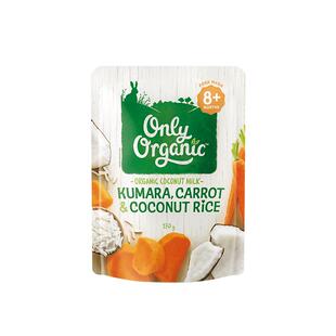 新西兰onlyorganic奥莉有机鸡肉宝宝辅食泥 外出即食粥婴儿无添加