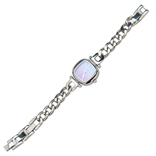 海达豪力海蓝紫色小方表高级小众手表学生女生闺蜜女友礼物