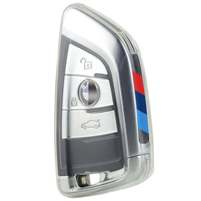 宝马车钥匙套刀锋透明全包5系3系