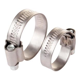 tjbc品牌卡箍天津宝成304不锈钢抱箍英式加厚钢带12mm中间式喉箍