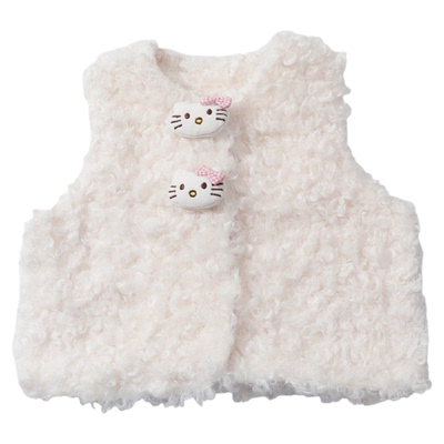 超好看女童马甲秋冬外穿加绒马夹