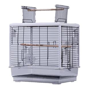 透明鸟笼鹦鹉笼横丝鸟笼虎皮玄凤大型超大号观赏鸟笼子别墅繁殖笼