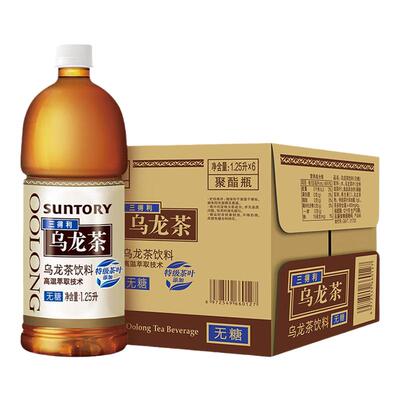 三得利乌龙茶1.25L大瓶0糖0脂