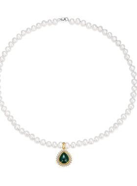 珍珠项链妈妈款生日礼物送母亲