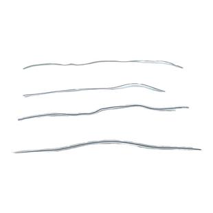 透明PVC塑料扎线圆型包胶铁丝环保镀锌通信扎丝园林玩具铁芯扎带