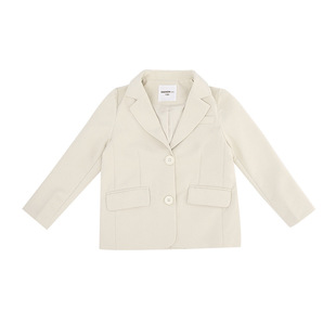 女童小西装外套春秋新款中大童英伦风西服网红洋气儿童礼服休闲装